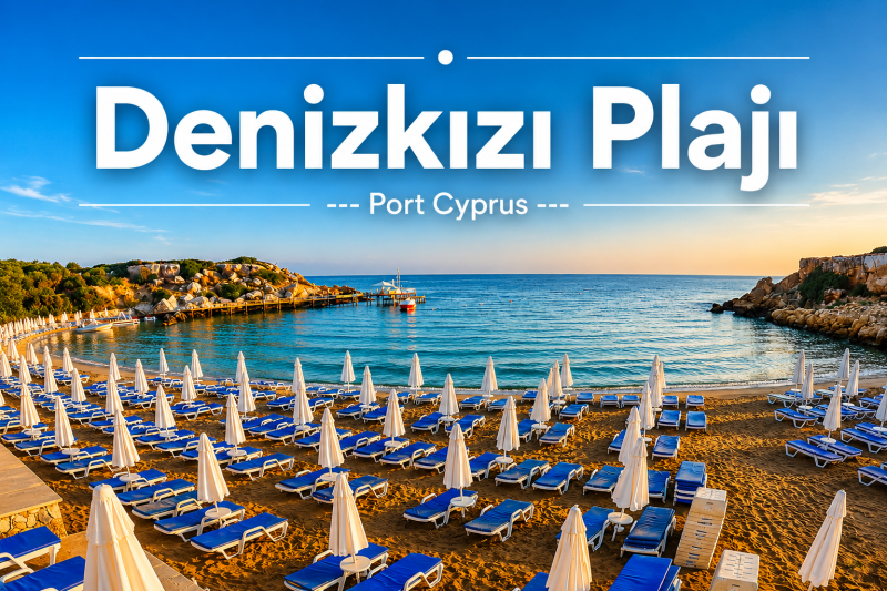Denizkızı Plajı: Girne’nin Sakin ve Konforlu Sahillerinden Biri